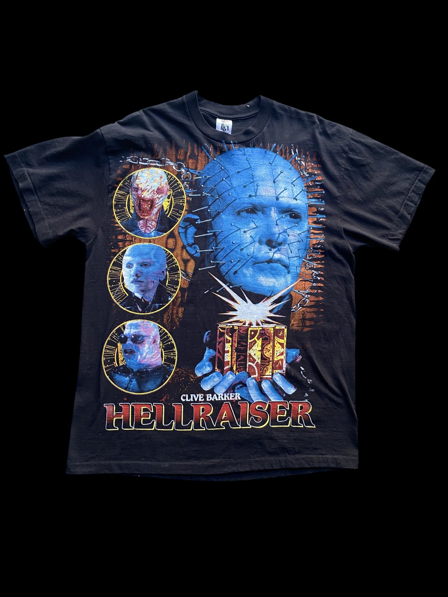Vintage Clive Barker Hellraiser Graphic T-Shirt Black