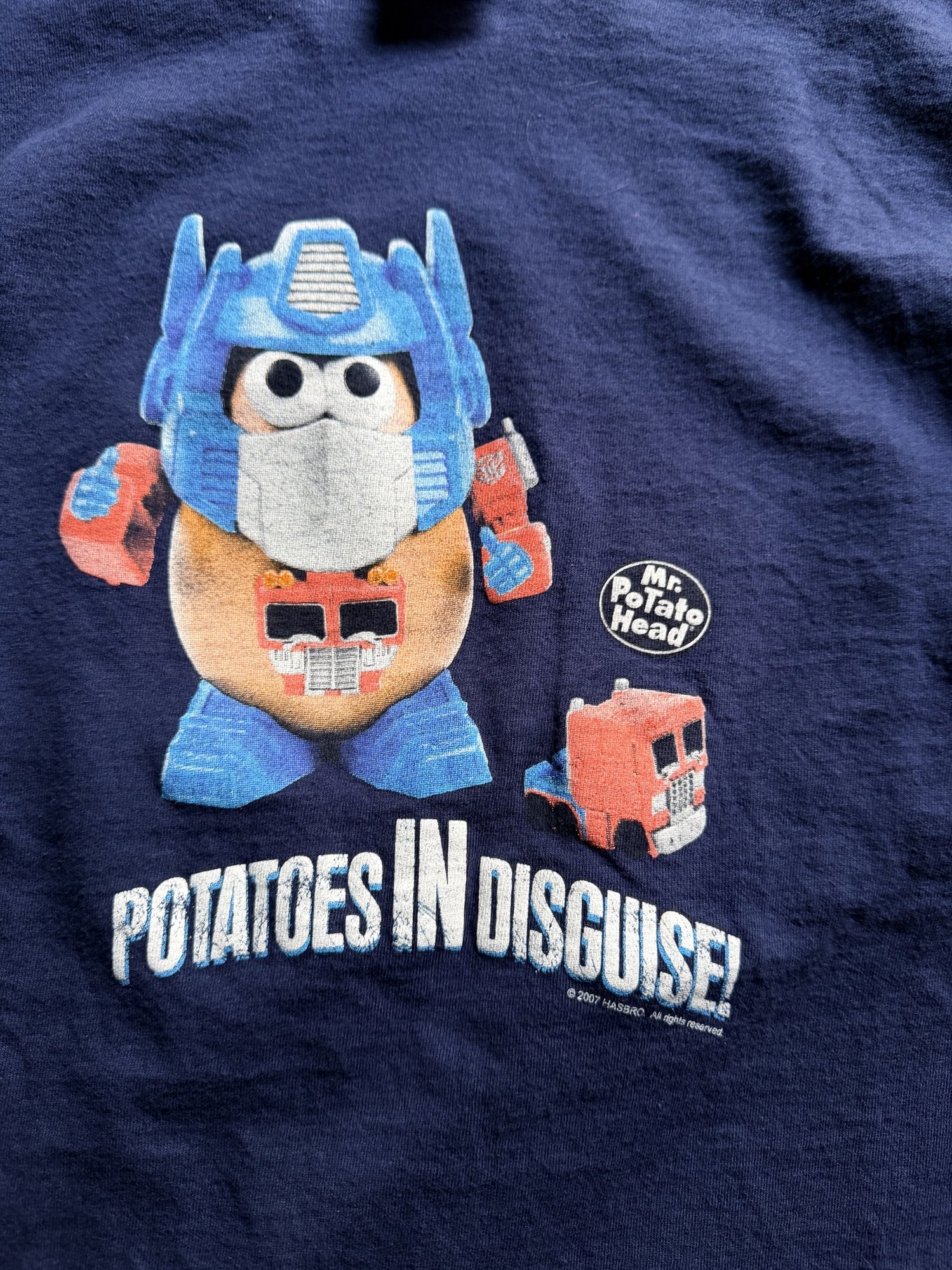 00's Potato Head Transformers Graphic Tee