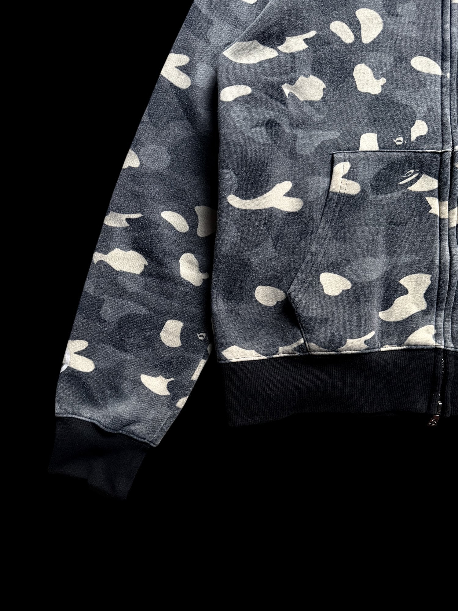 2010' BAPE Hoodie Grey Camo