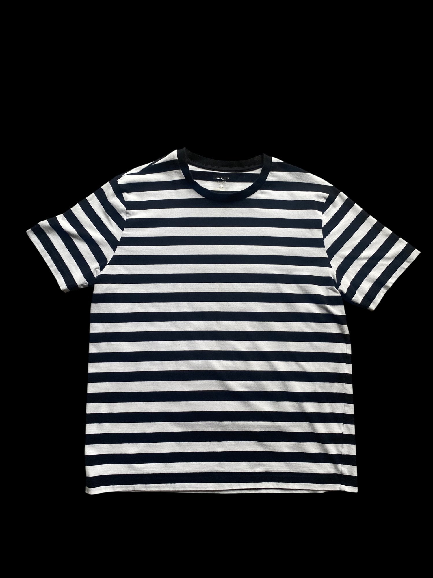 00' Striped Crew Neck T-Shirt
