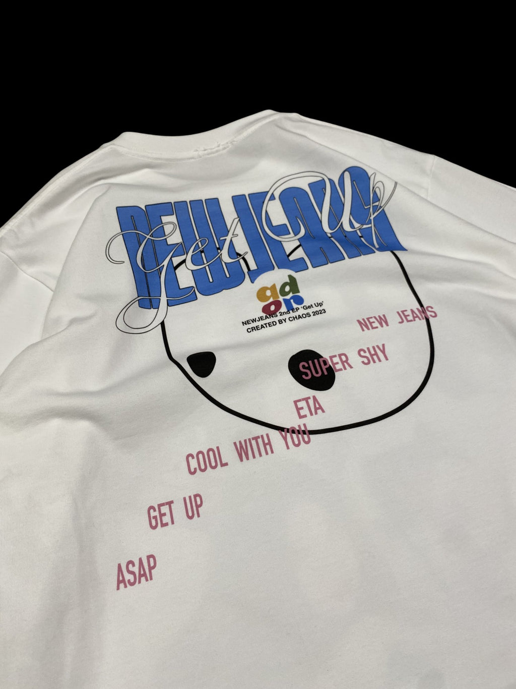 New Jeans 2023 Graphic Long Sleeve T-Shirt White