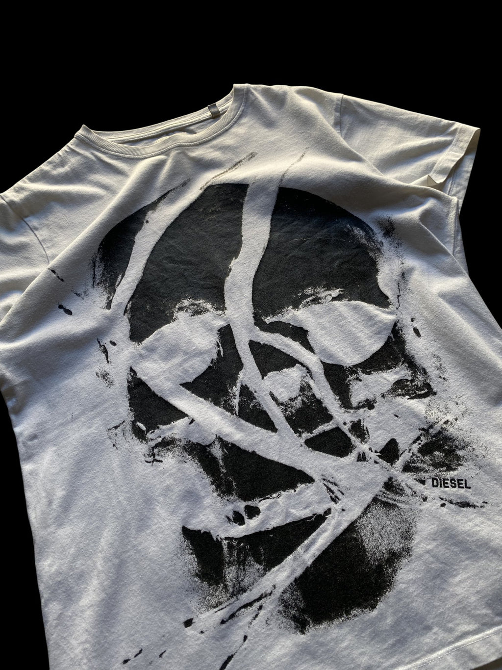 Diesel Graphic Print T-Shirt White