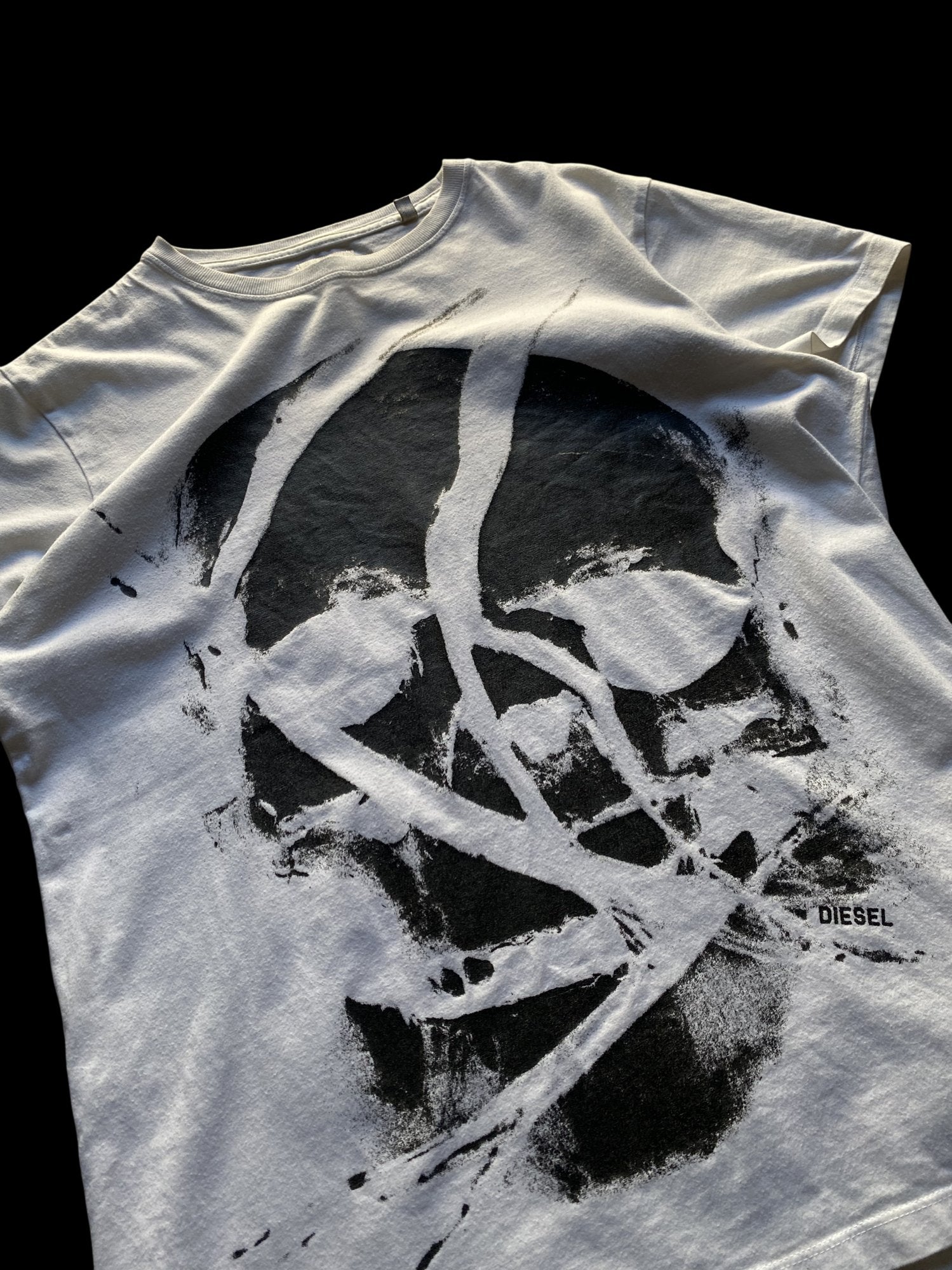 Diesel Graphic Print T-Shirt White