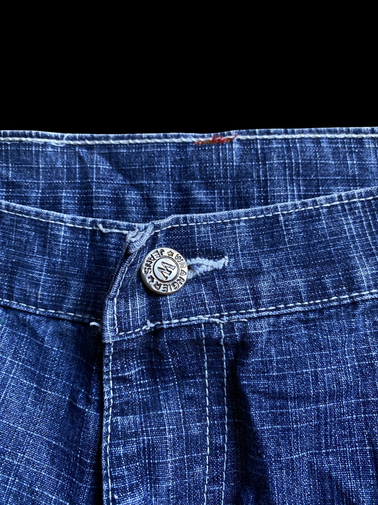 Vintage FIFTY CENT 00's Embroidered Baggy Denim Jeans Blue