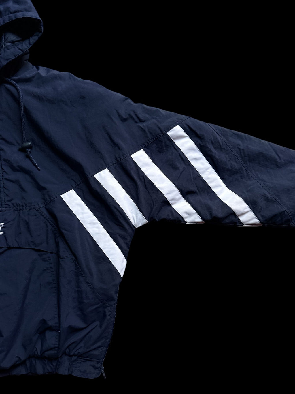 Patta Mitchell & Ness Anorak Jacket Navy Blue