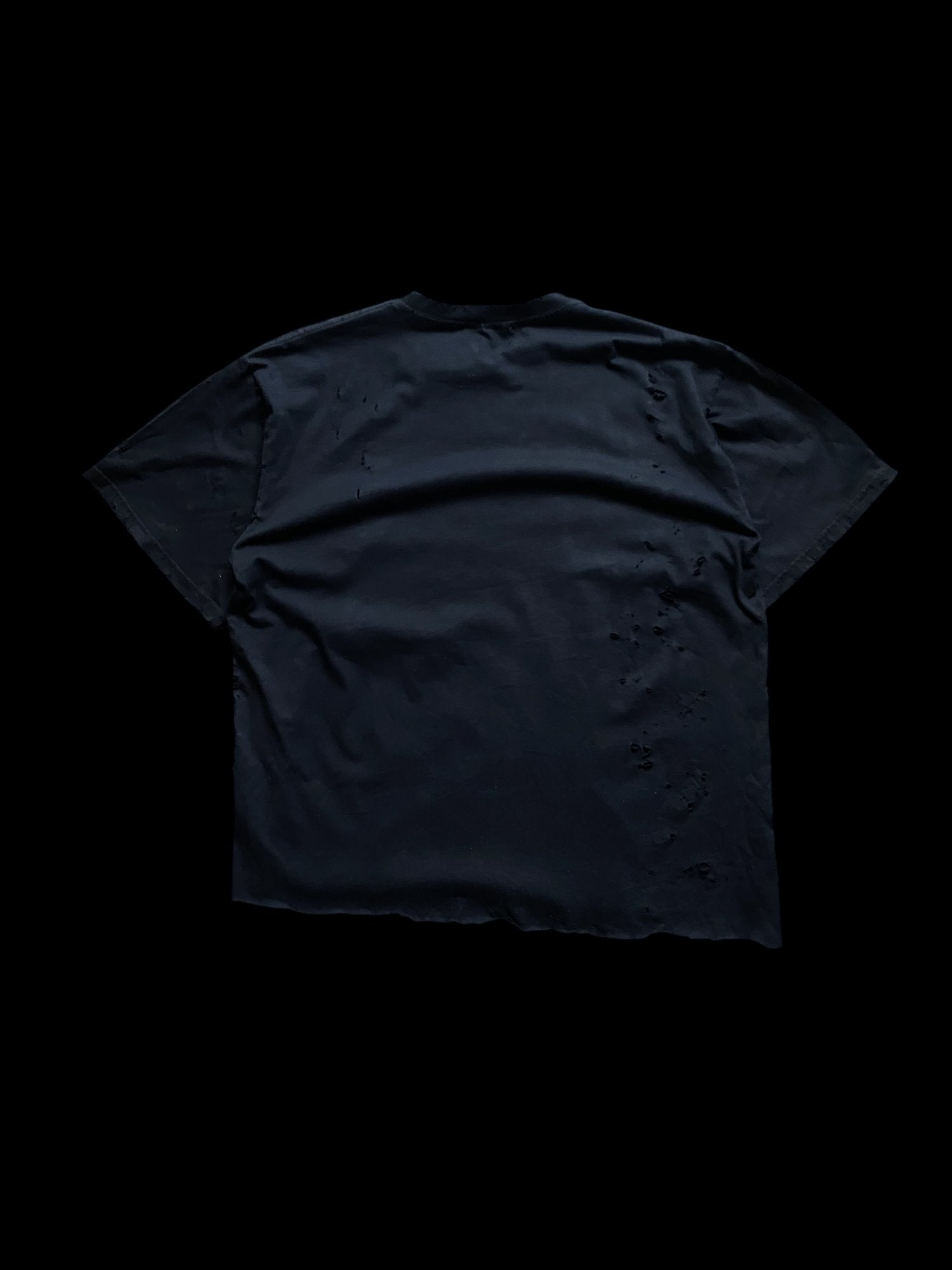 Vintage Spawn Graphic Distressed T-Shirt Black