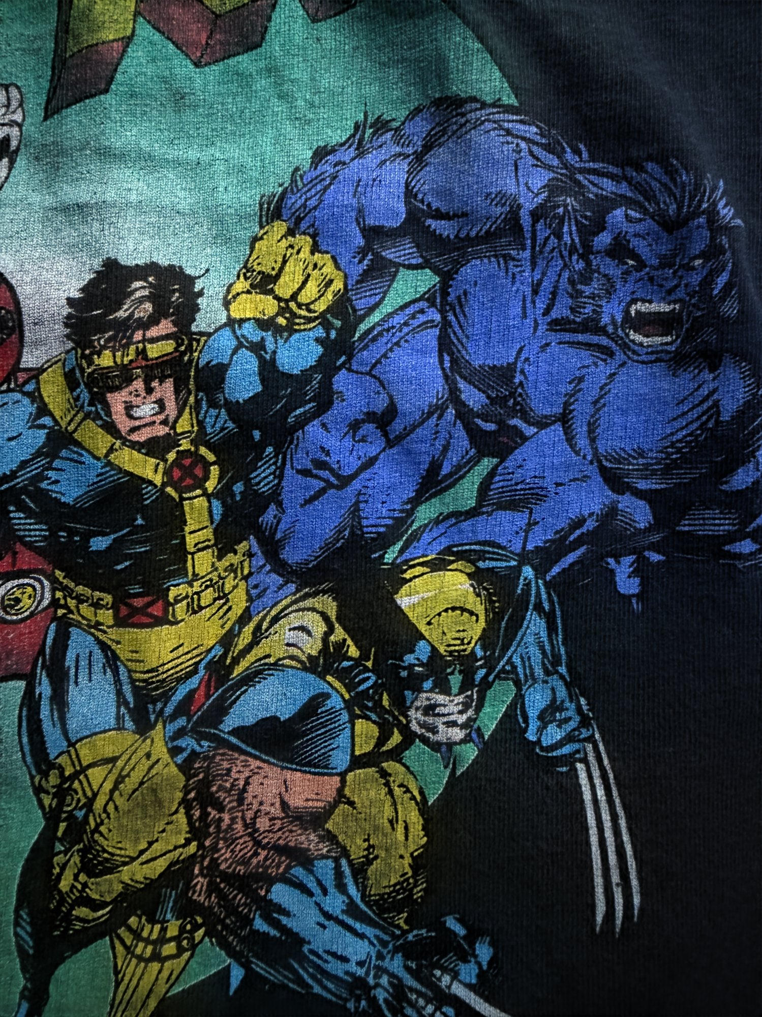 90' X-Men Power Rangers Graphic Tee