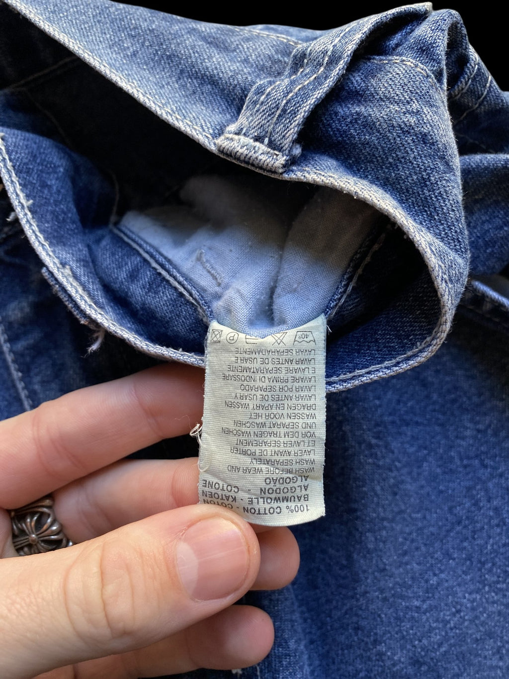 Authentic 10'5 Wild Carpenter Denim Jeans Blue