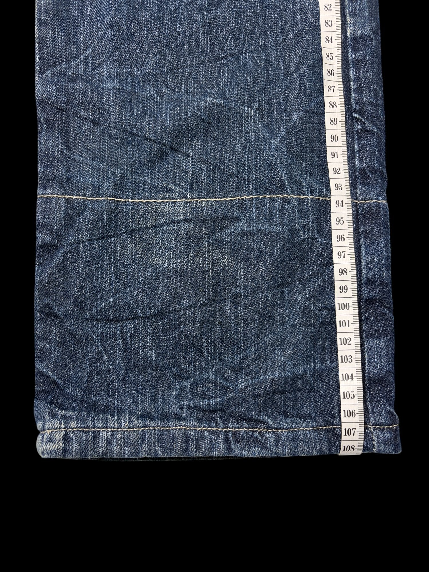 00' Rodeo Plaid Pocket Distressed Denim