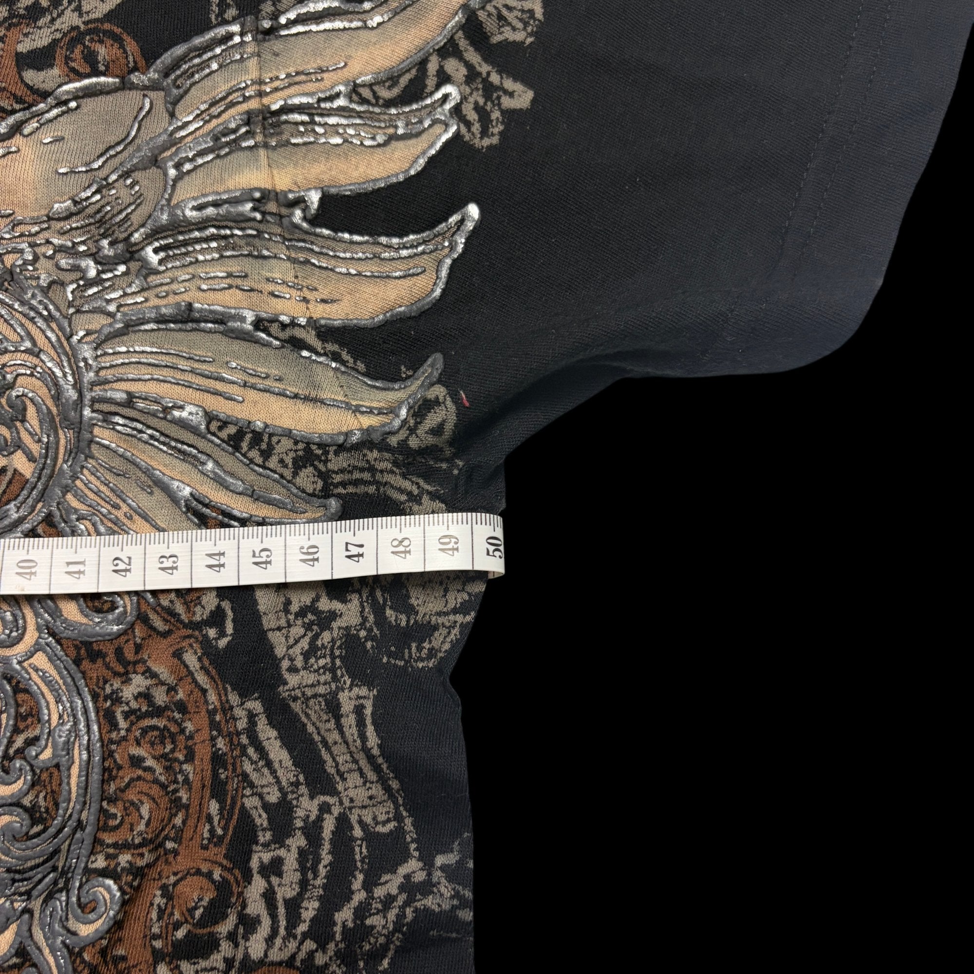 Crank All Over Graphic Short Sleeve T-Shirt Black