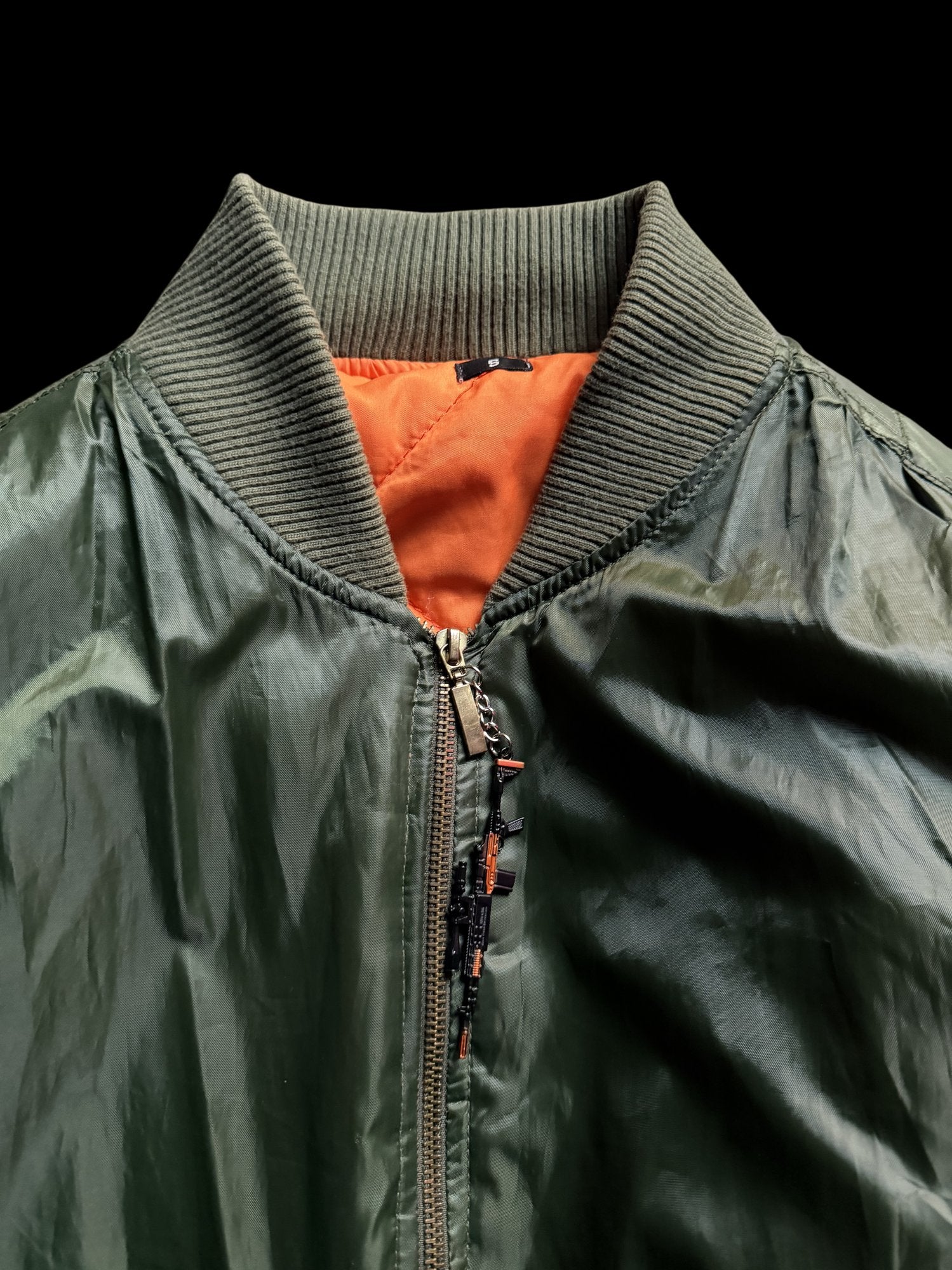 90's MA-1 Bomber Jacket Full-Zip