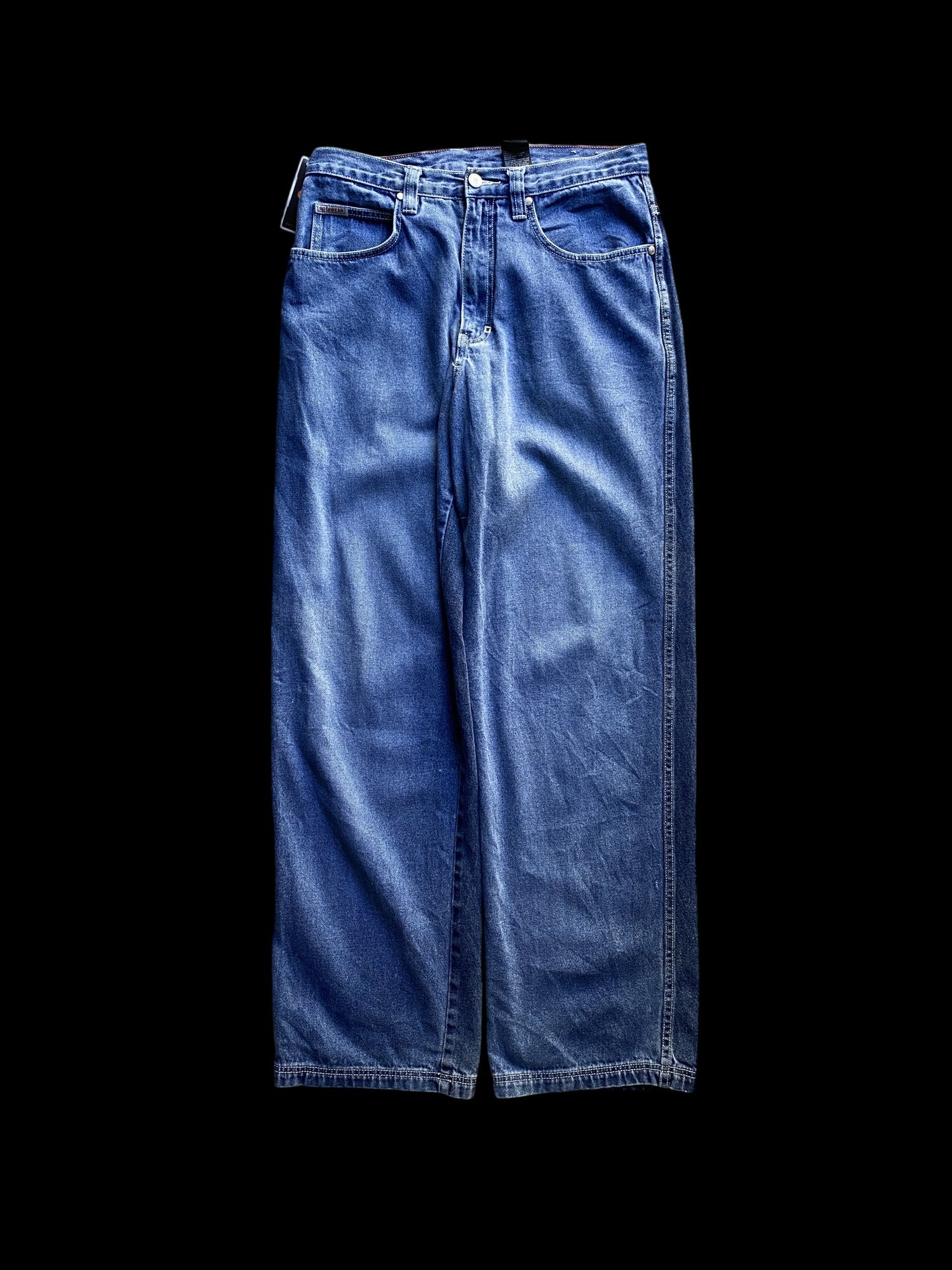 Rocawear Wide Leg Denim Jeans Blue