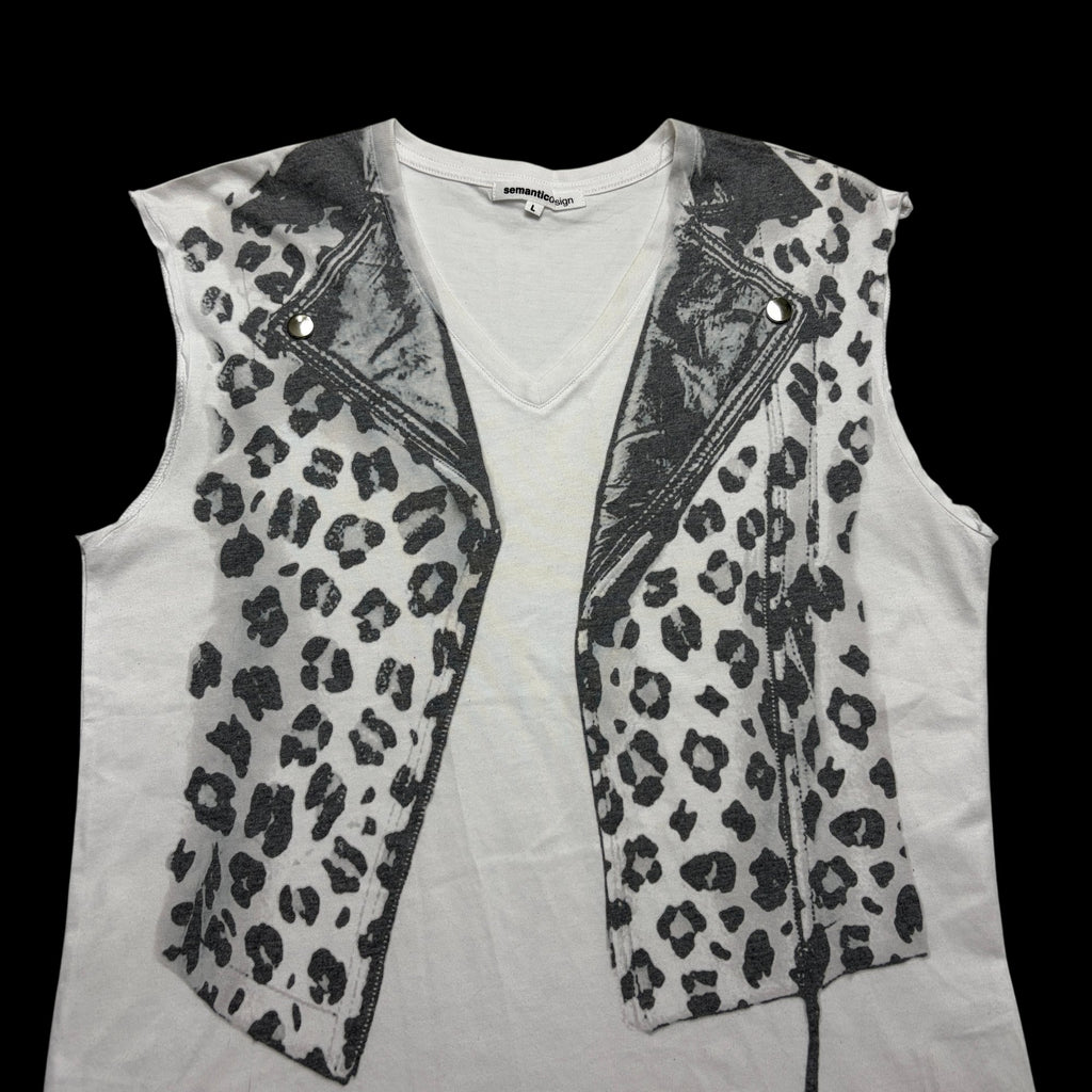 00' Semantic Design Sleeveless Graphic Tank