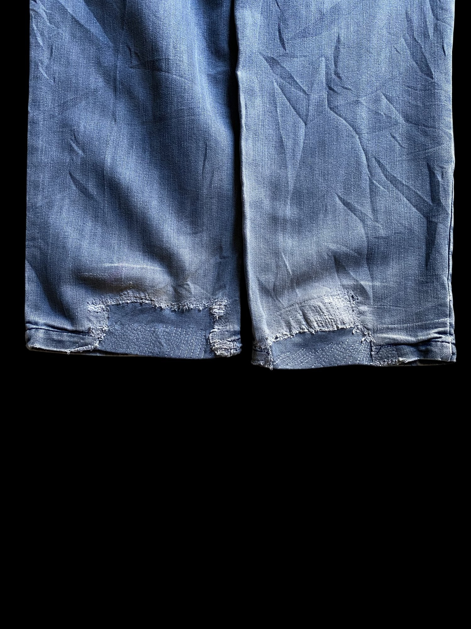 Vintage Karl Kani Distressed Denim Jeans Blue