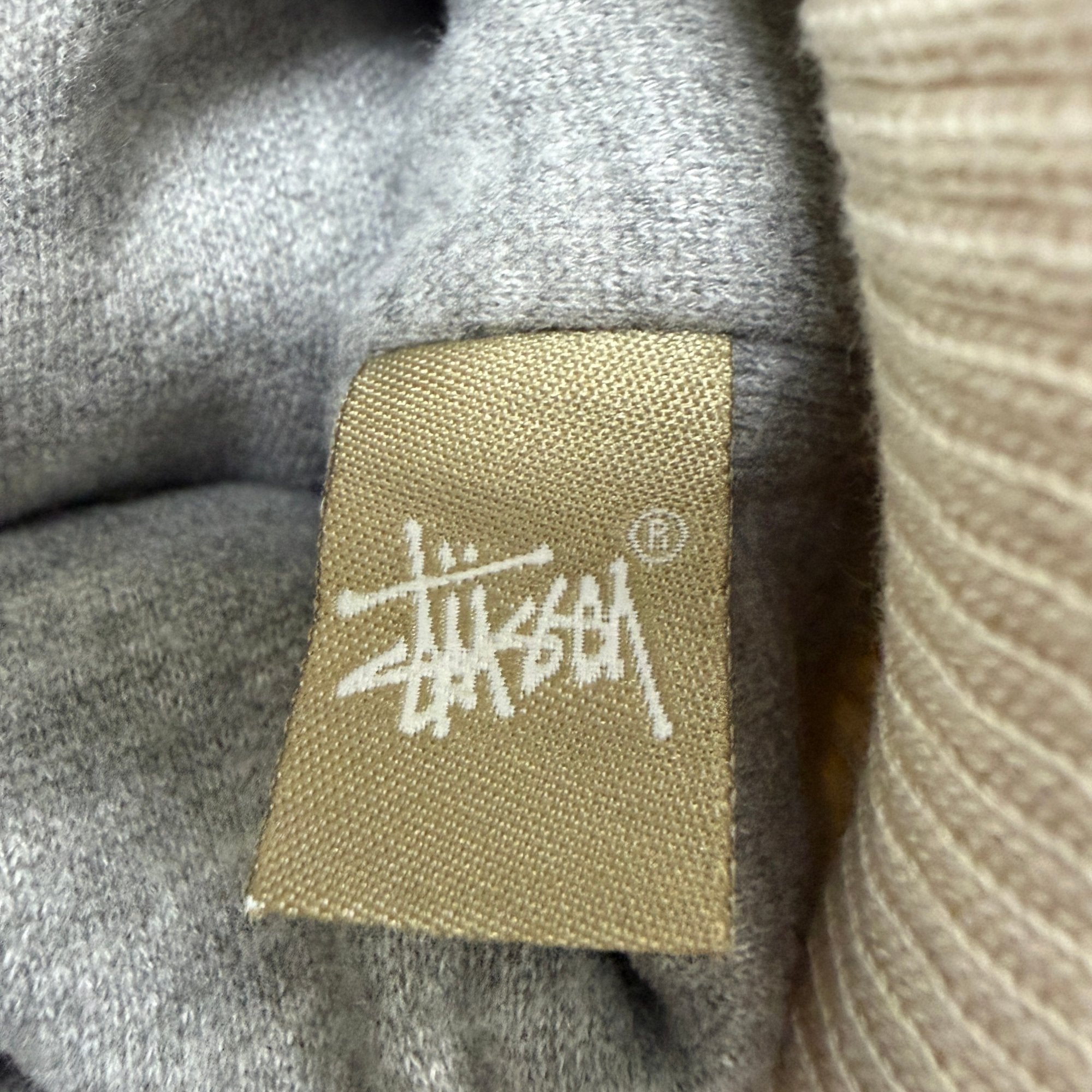 00' Stussy Faux Fur Collar Pea Coat