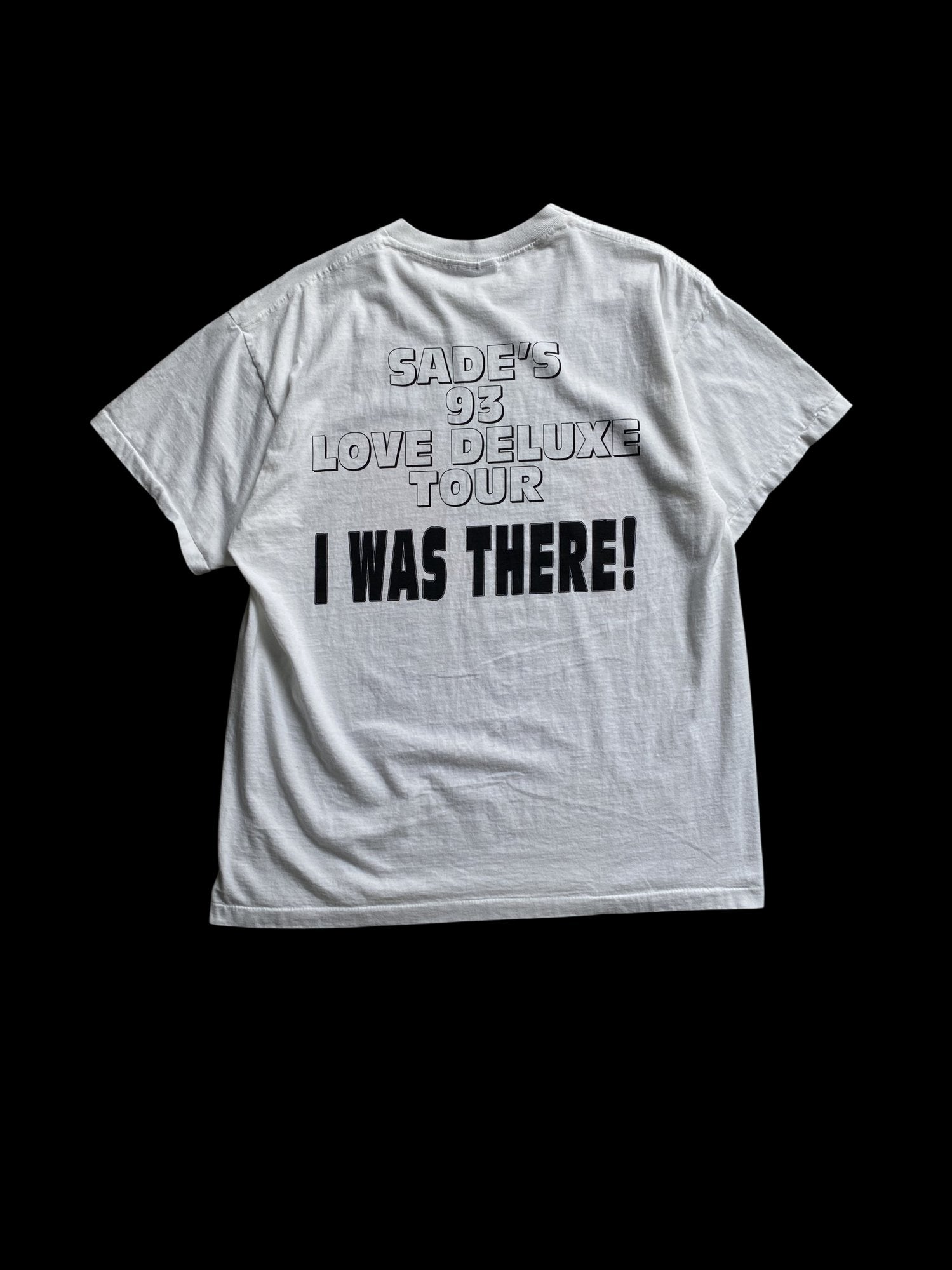 Vintage Reprint Sade 90's Love Deluxe Tour Graphic T-shirt White