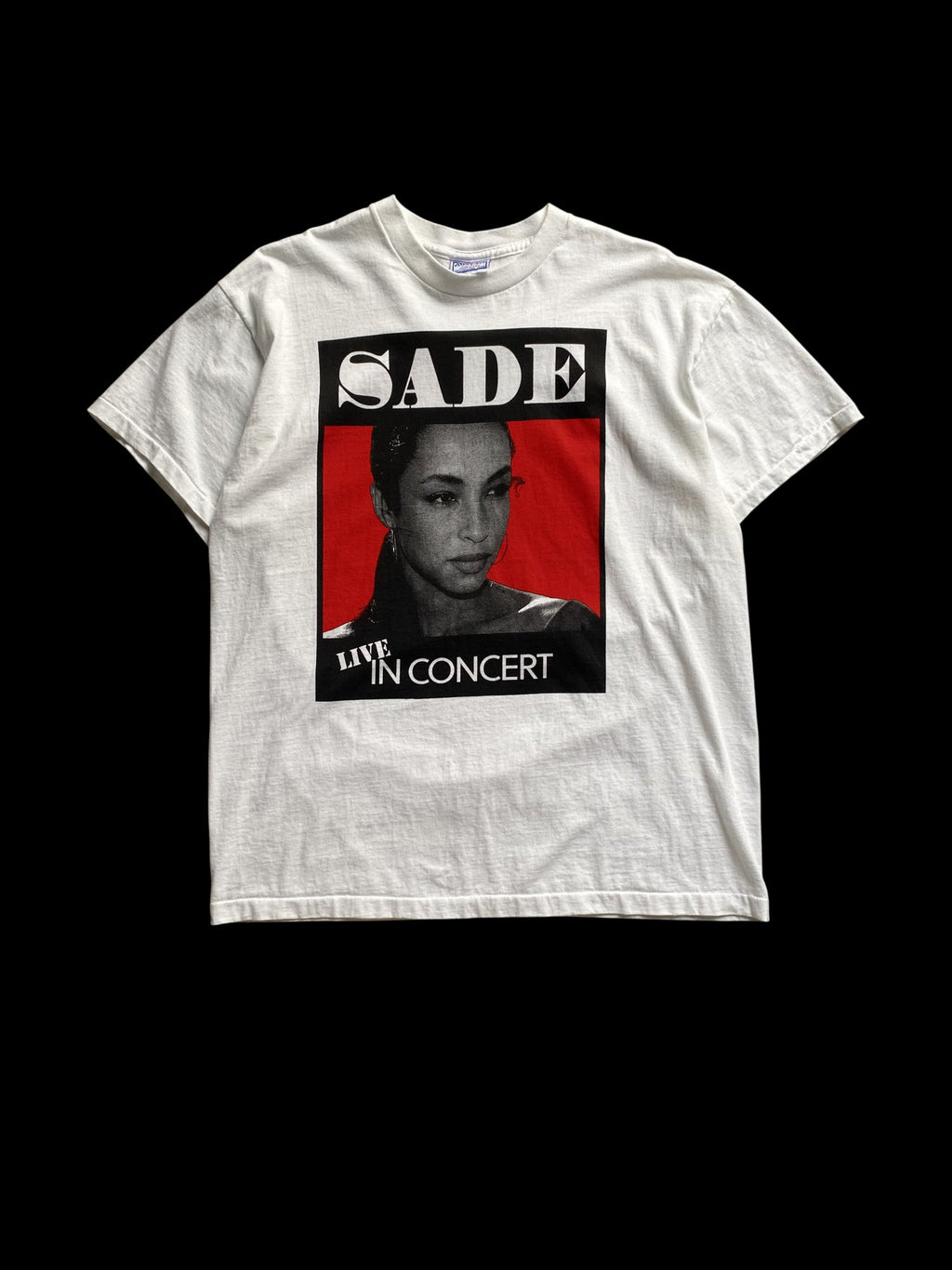 Vintage Reprint Sade 90's Love Deluxe Tour Graphic T-shirt White