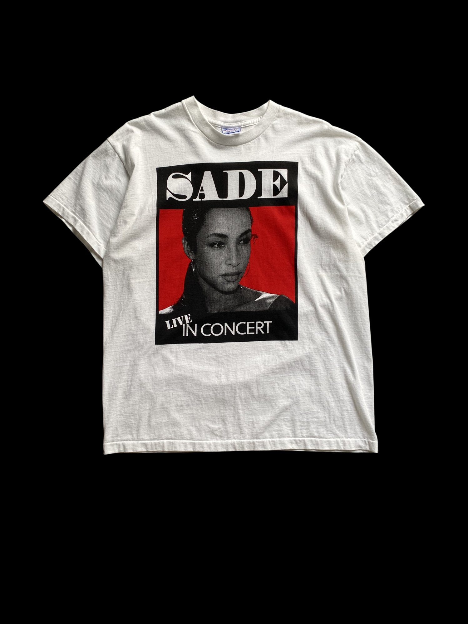 Vintage Reprint Sade 90's Love Deluxe Tour Graphic T-shirt White