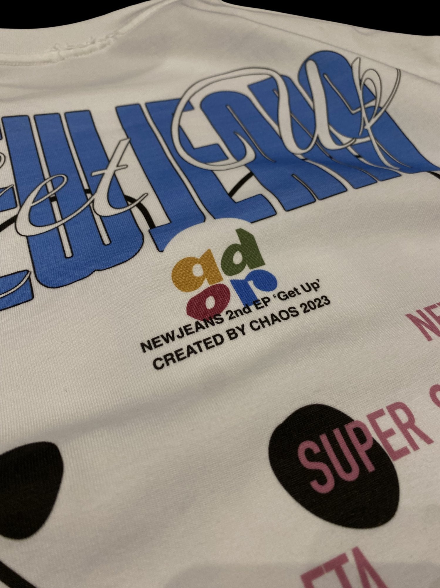 New Jeans 2023 Graphic Long Sleeve T-Shirt White