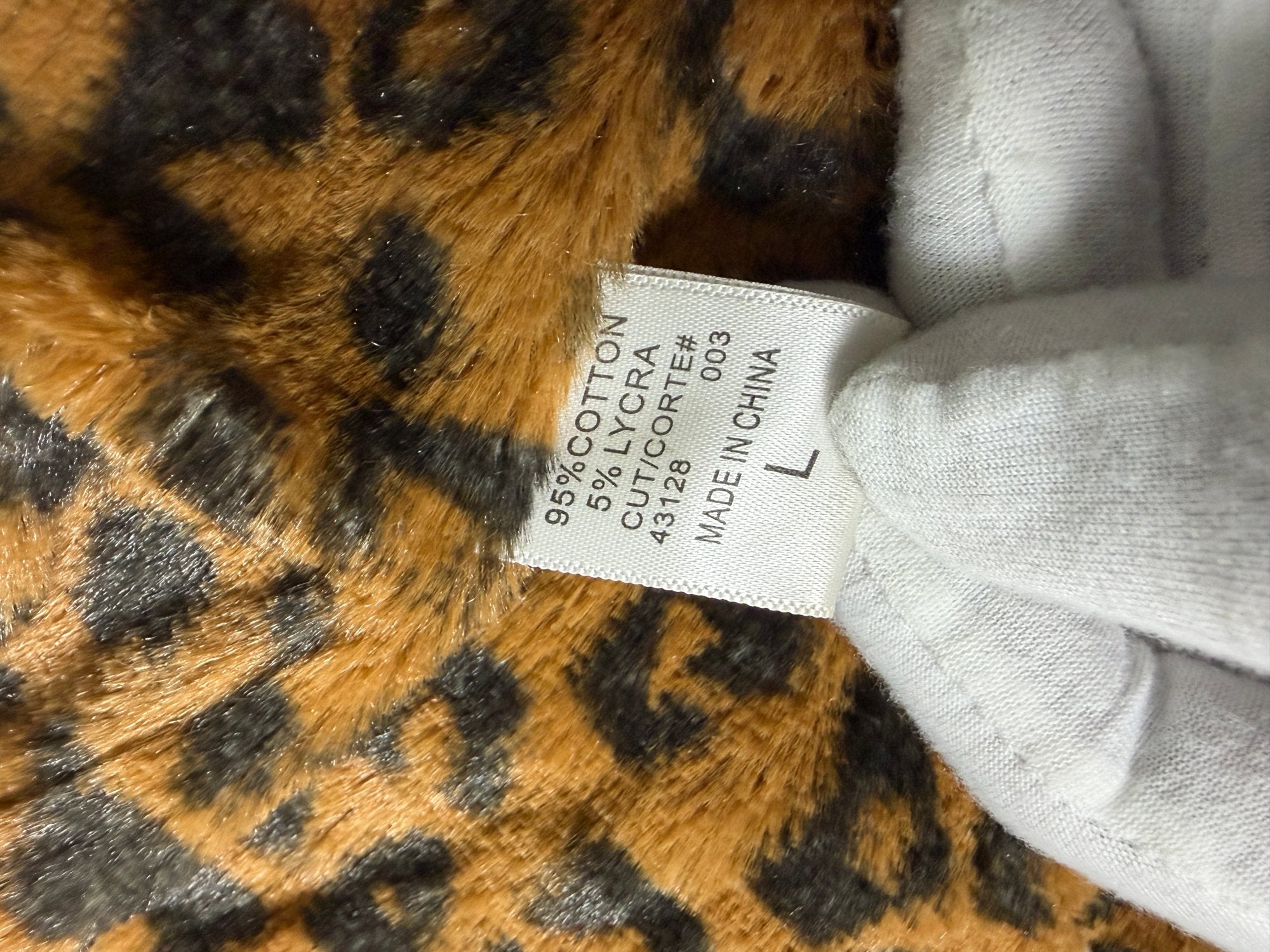 00' Vintage D.I.A Leopard Lined Puffer