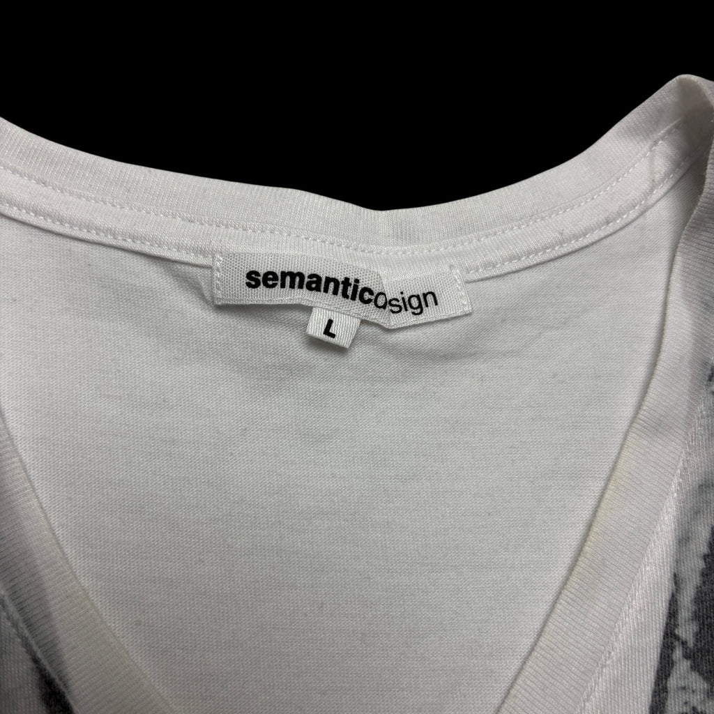 00' Semantic Design Sleeveless Graphic Tank