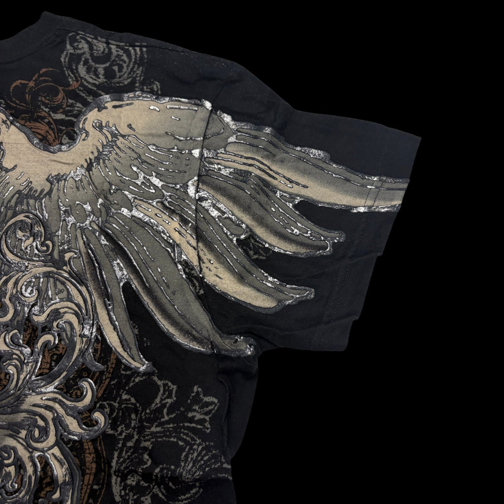 Crank All Over Graphic Short Sleeve T-Shirt Black
