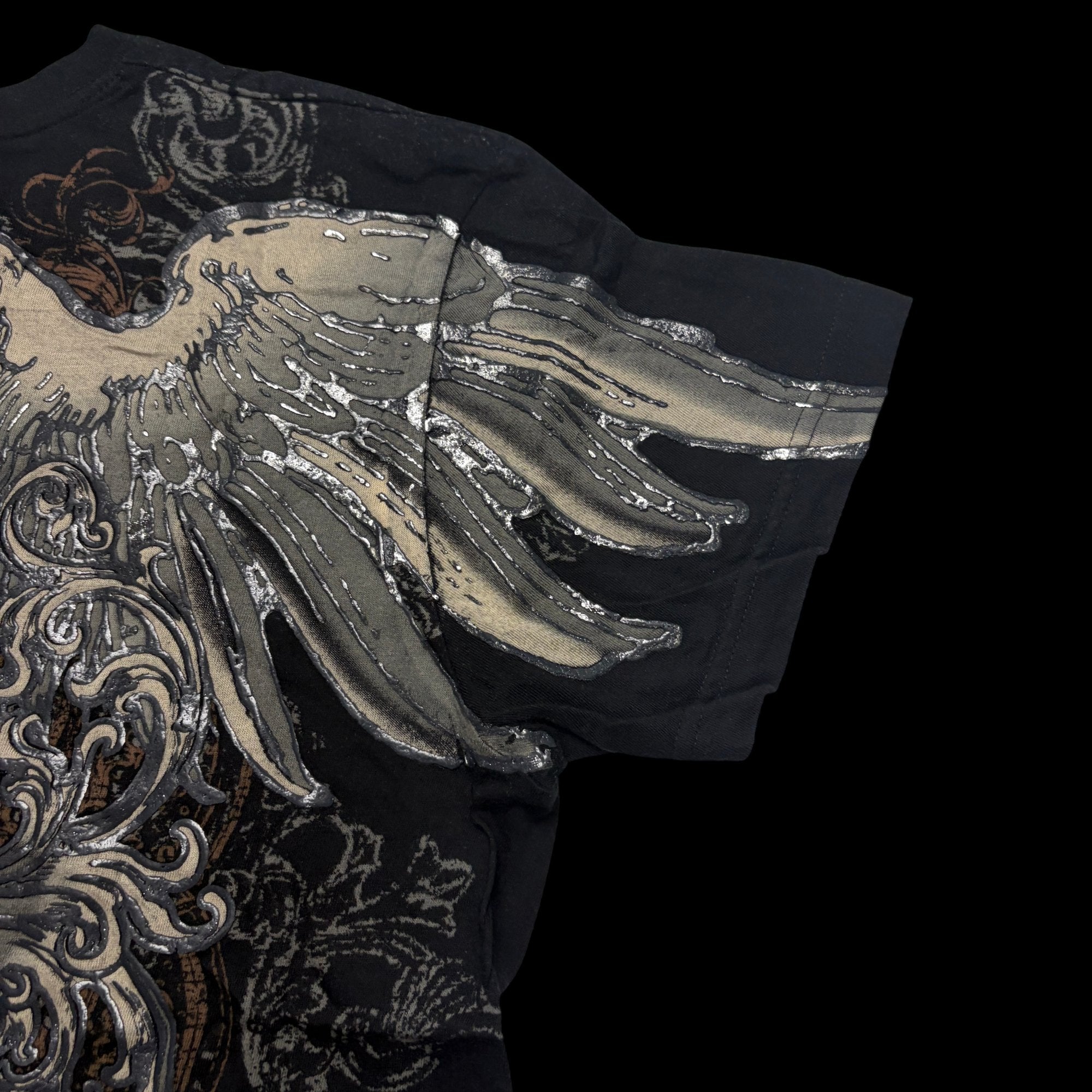 Crank All Over Graphic Short Sleeve T-Shirt Black