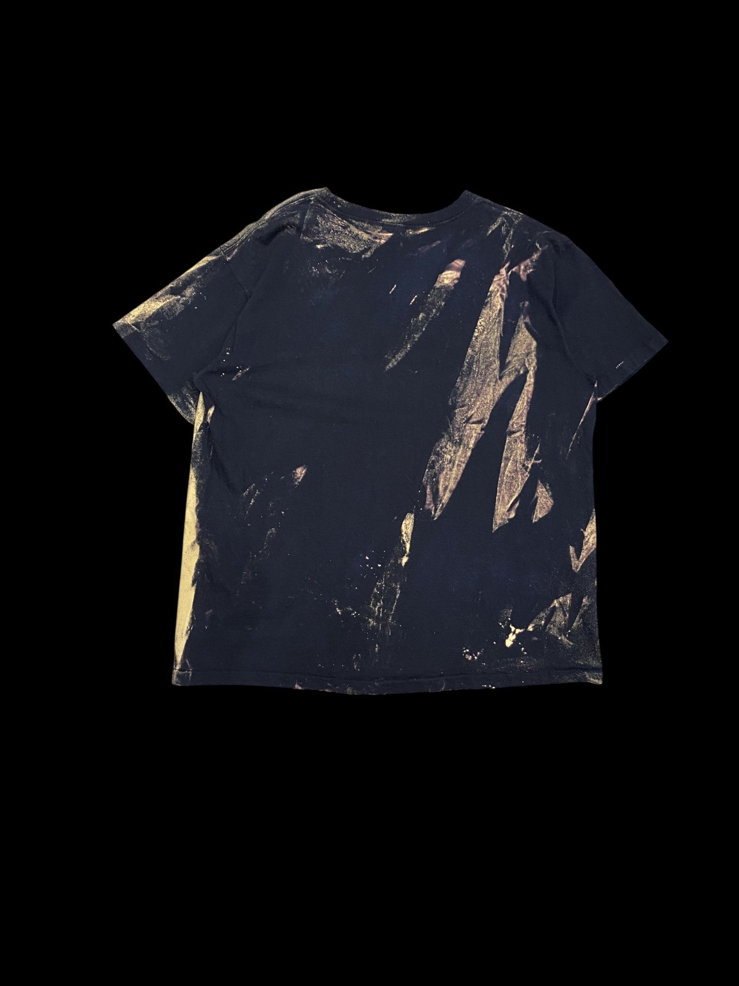 89' Anvil Graphic Skull T-shirt Black Yellow