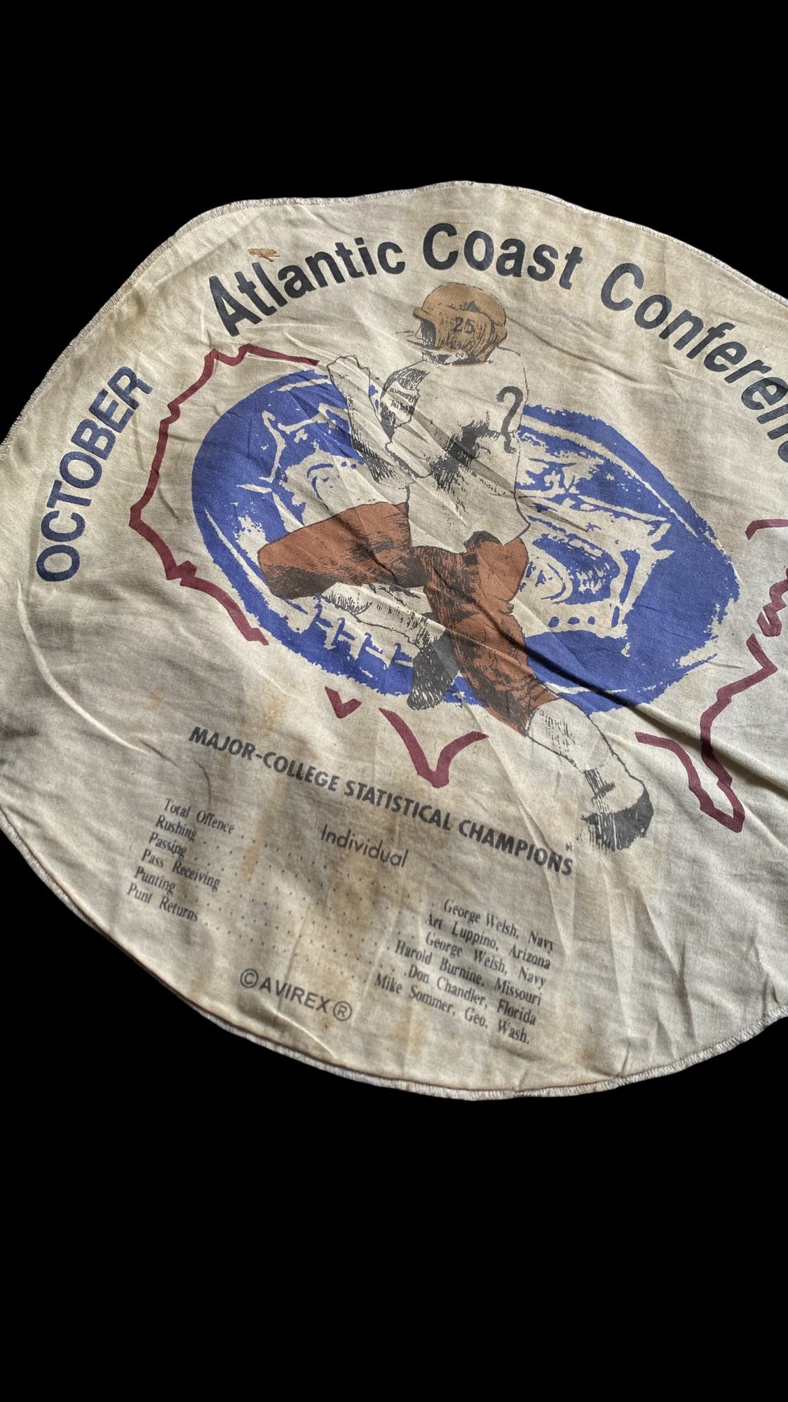 Avirex 90's Full-Zip Leather Bomber Jacket Black