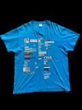 Supreme Graphic Print T-Shirt Blue