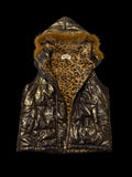 00' Vintage D.I.A Leopard Lined Puffer