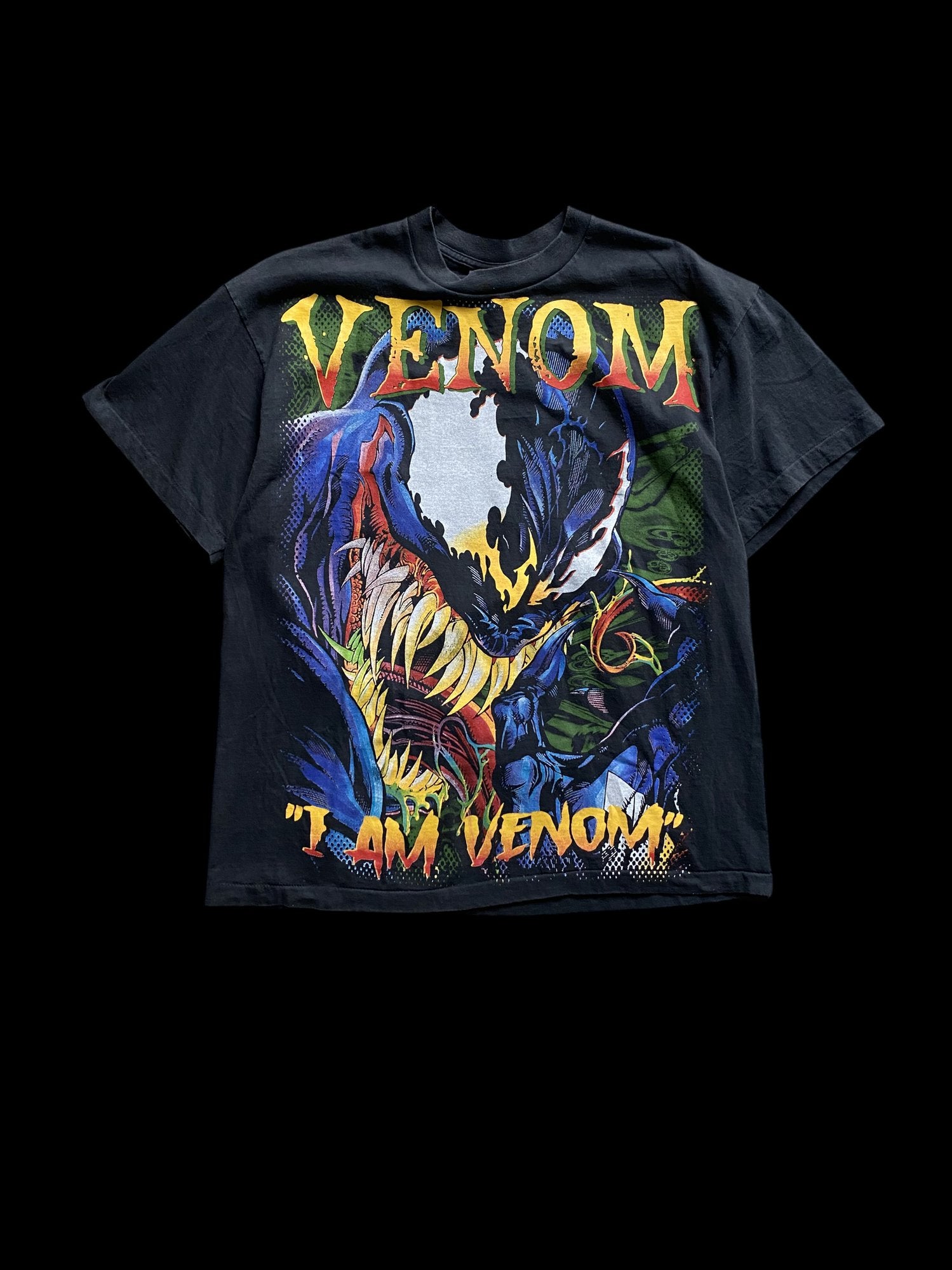 Vintage Reprint Venom Graphic Tee Black