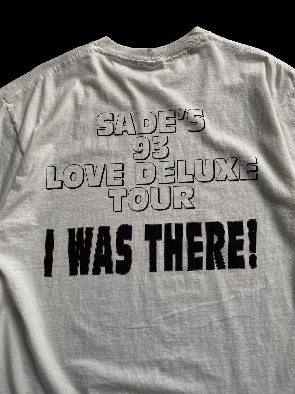 Vintage Reprint Sade 90's Love Deluxe Tour Graphic T-shirt White