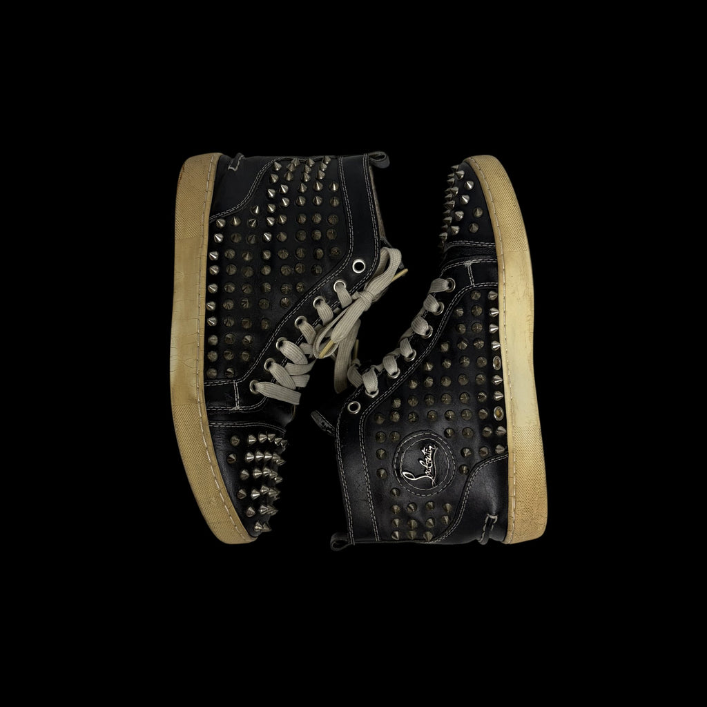 00' Christian Louboutin Louis Spiked High-Top's