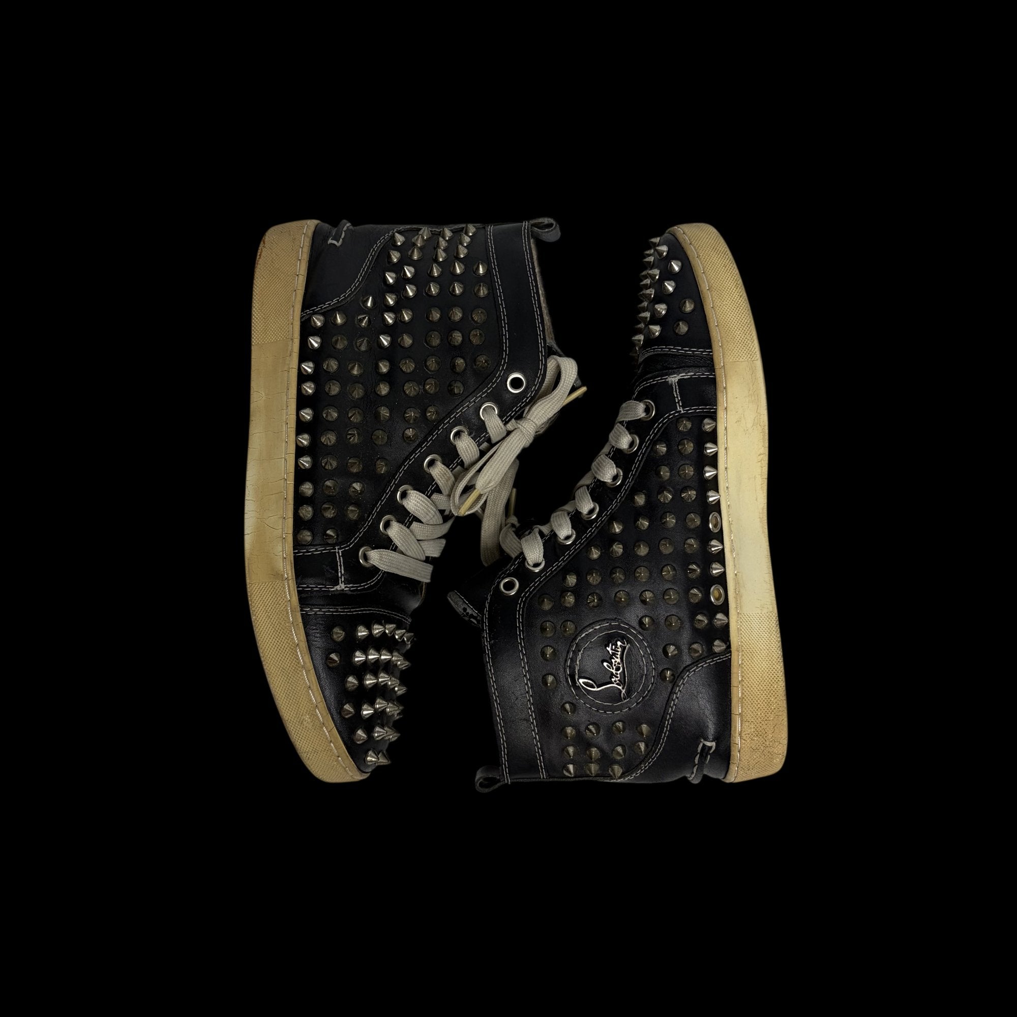 00' Christian Louboutin Louis Spiked High-Top's