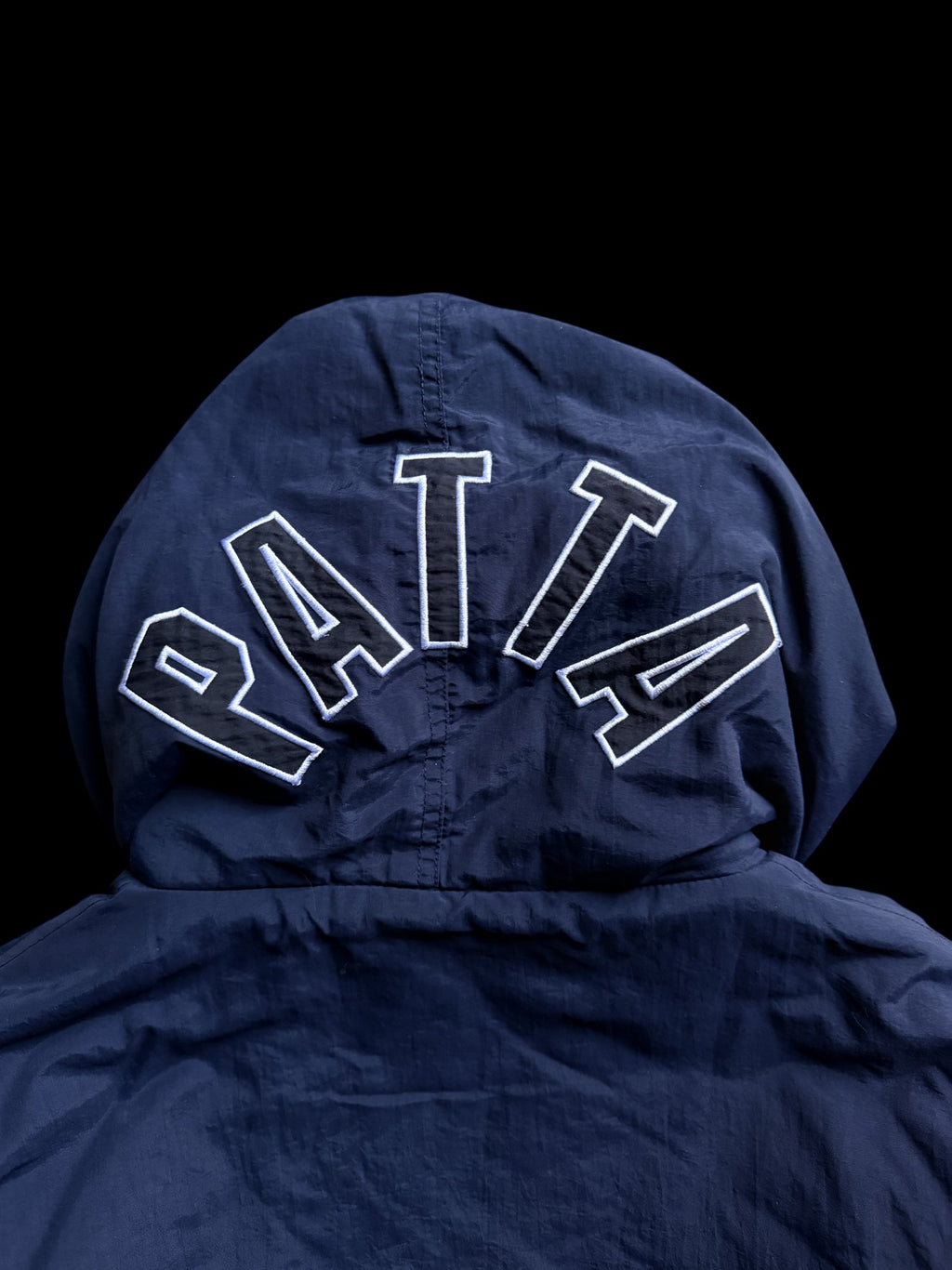 Patta Mitchell & Ness Anorak Jacket Navy Blue