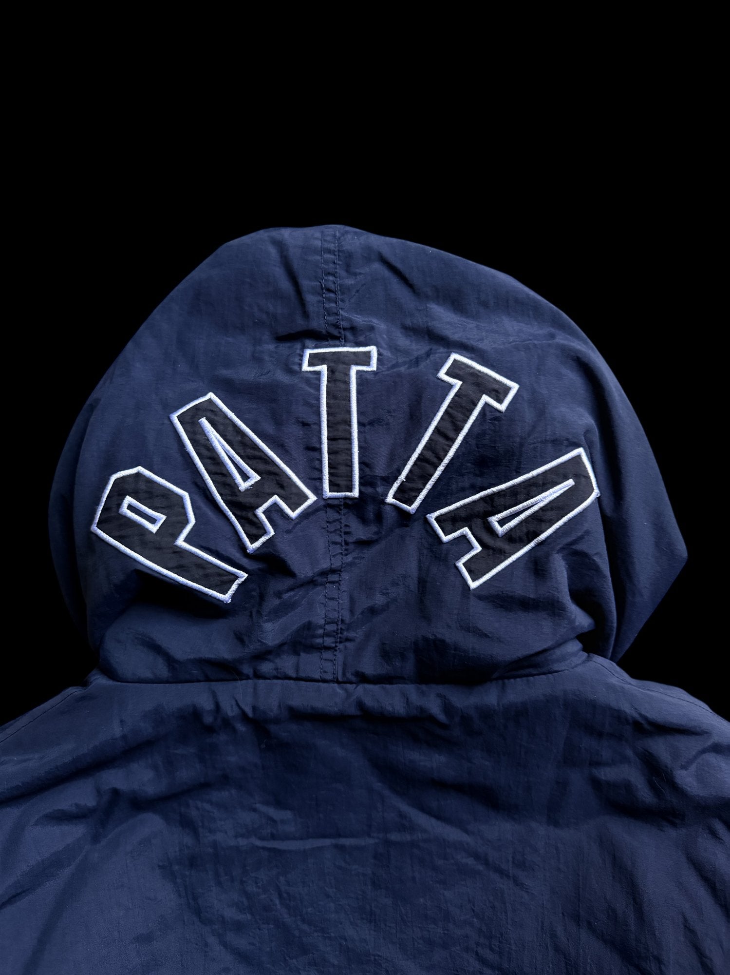 Patta Mitchell & Ness Anorak Jacket Navy Blue