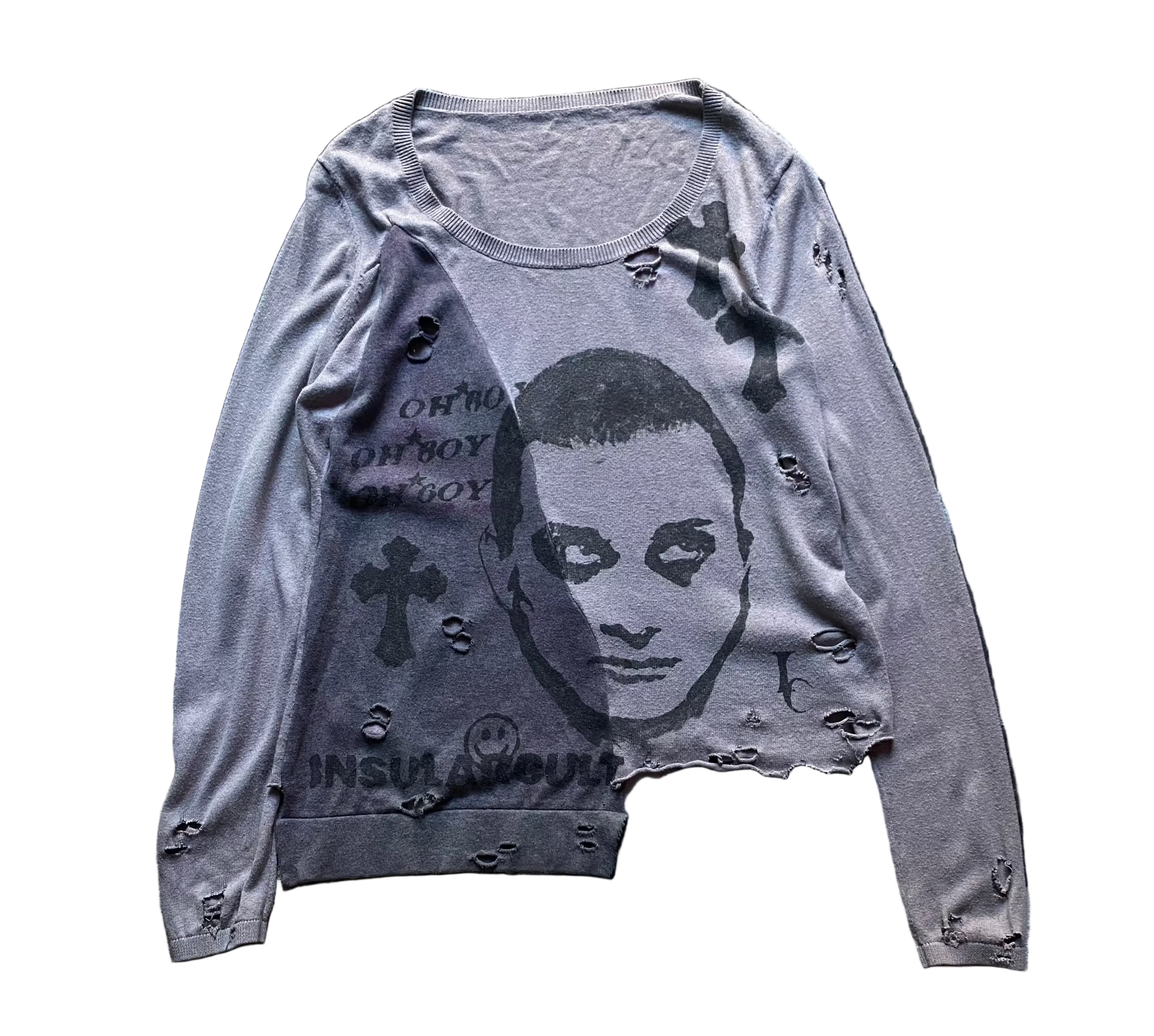 00' Ghost Distreressed Long Sleeve