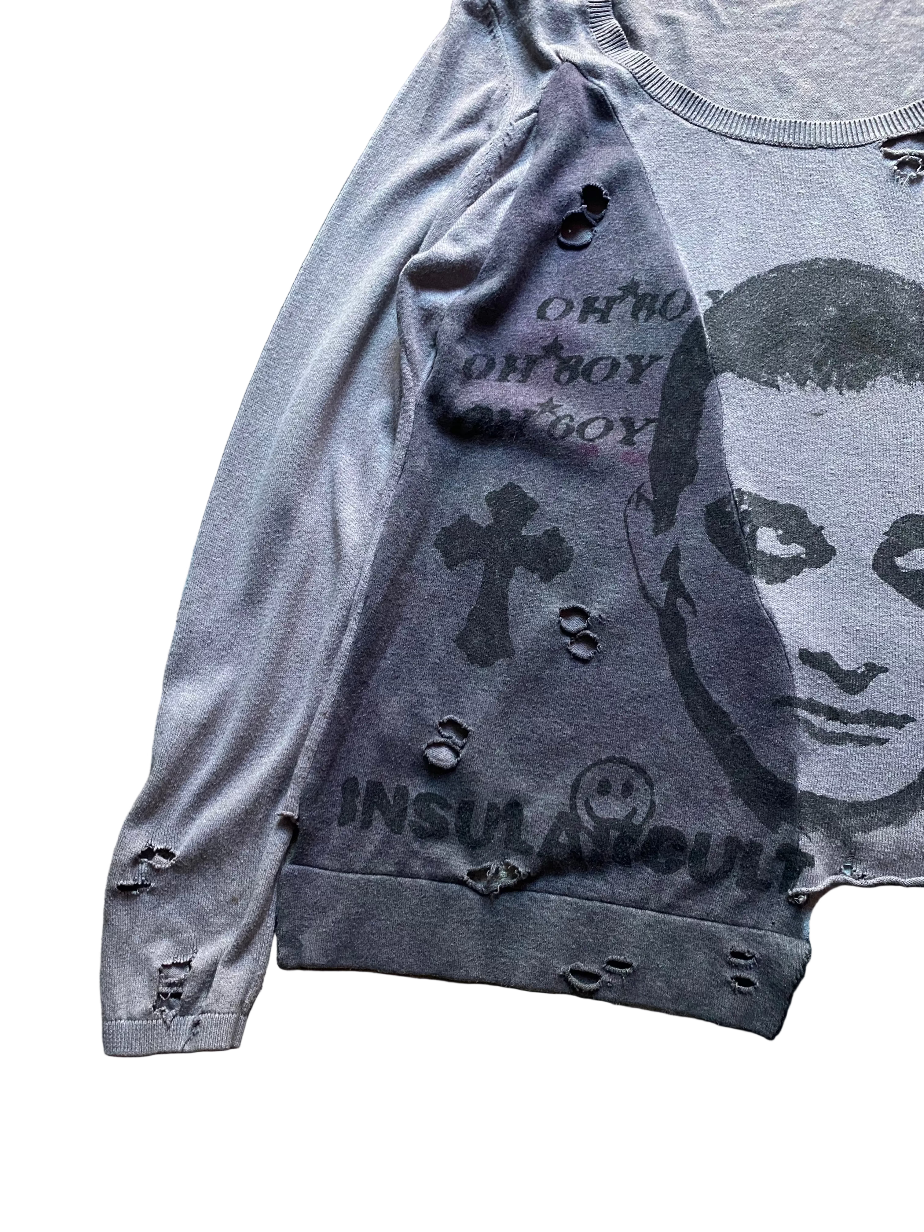 00' Ghost Distreressed Long Sleeve