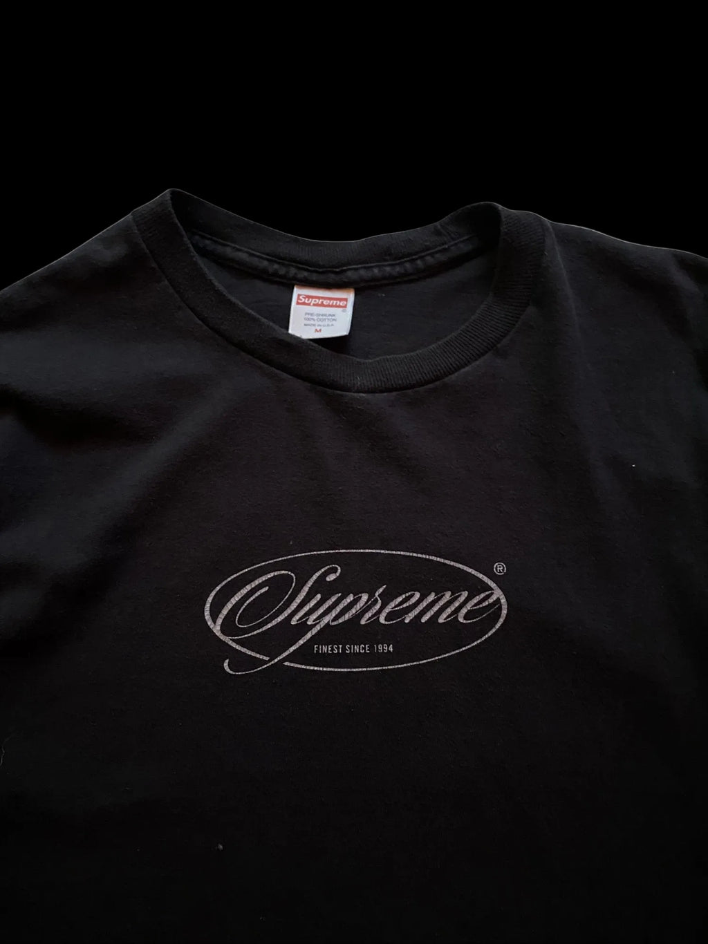 Supreme 00's Logo Graphic T-Shirt Black