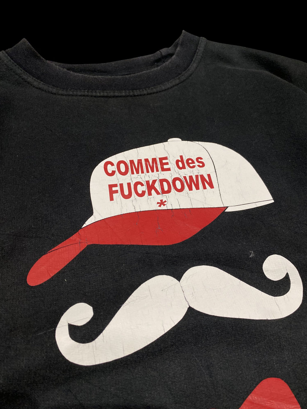 Comme des Fuckdown Graphic Sweatshirt Black