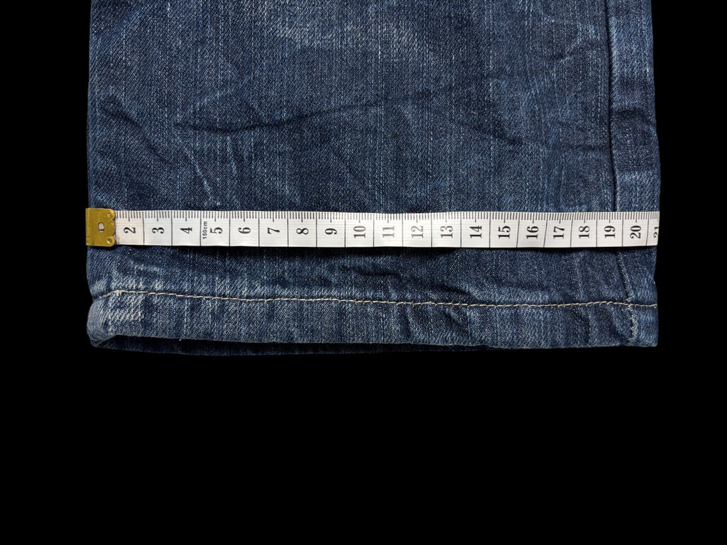 00' Rodeo Plaid Pocket Distressed Denim
