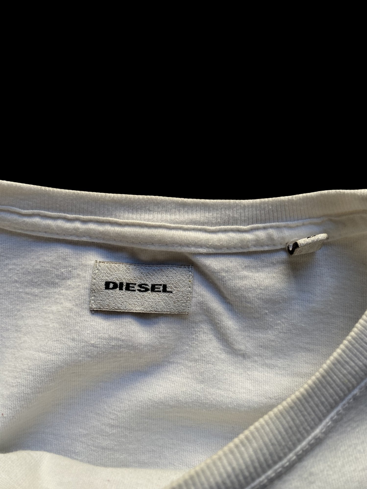 Diesel Graphic Print T-Shirt White