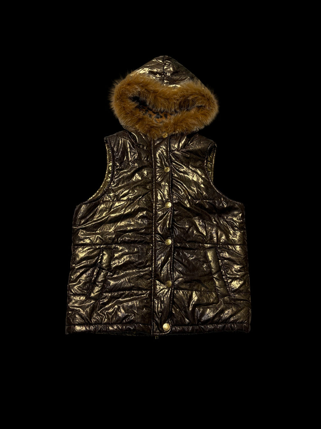 00' Vintage D.I.A Leopard Lined Puffer