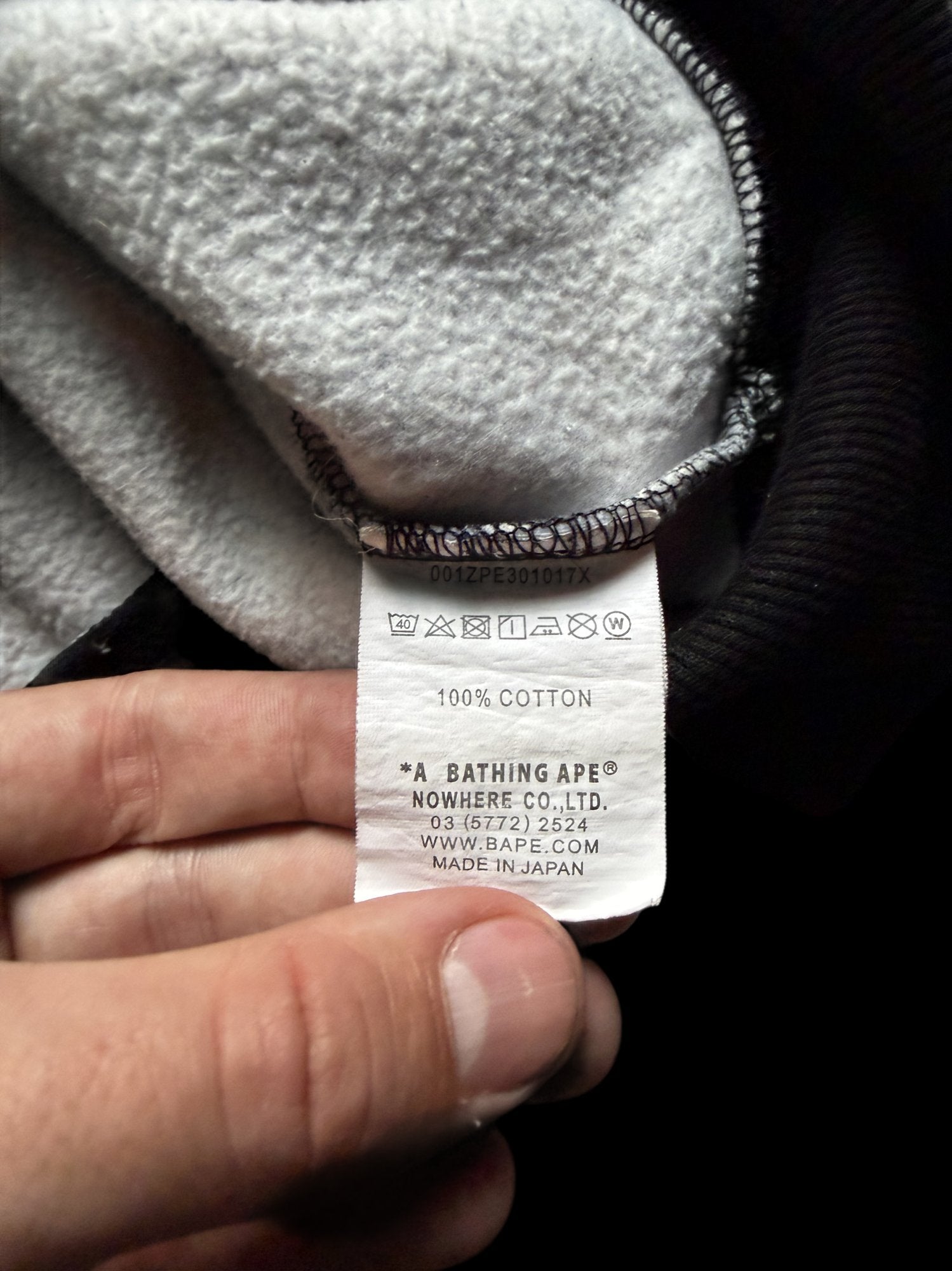 2010' BAPE Hoodie Grey Camo