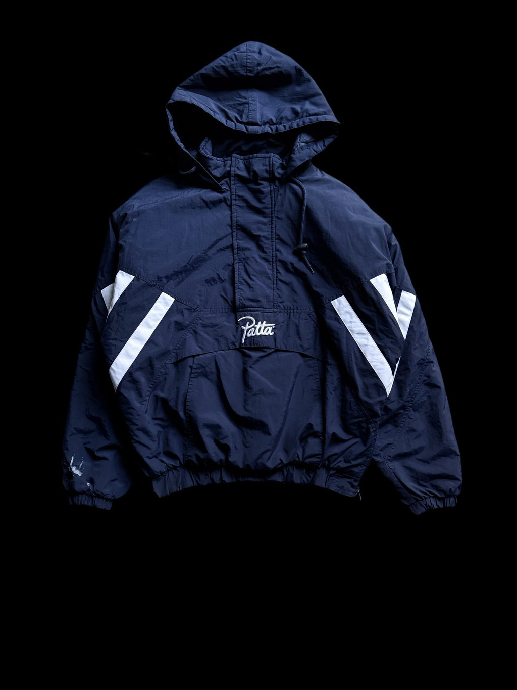 Patta Mitchell & Ness Anorak Jacket Navy Blue