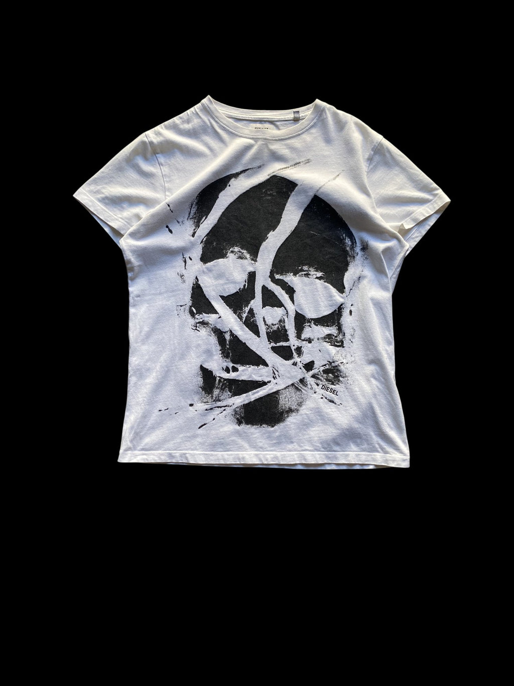 Diesel Graphic Print T-Shirt White