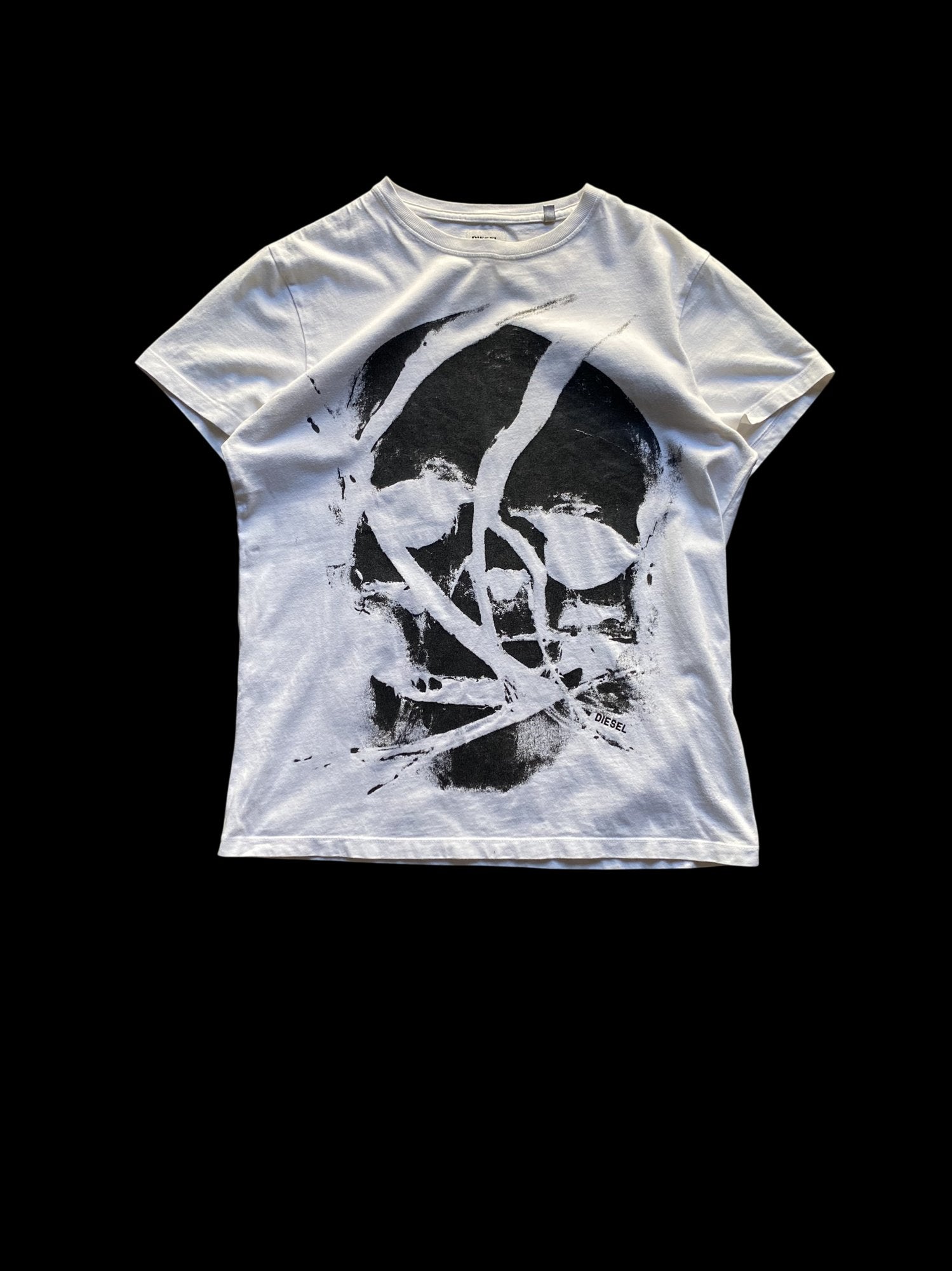 Diesel Graphic Print T-Shirt White