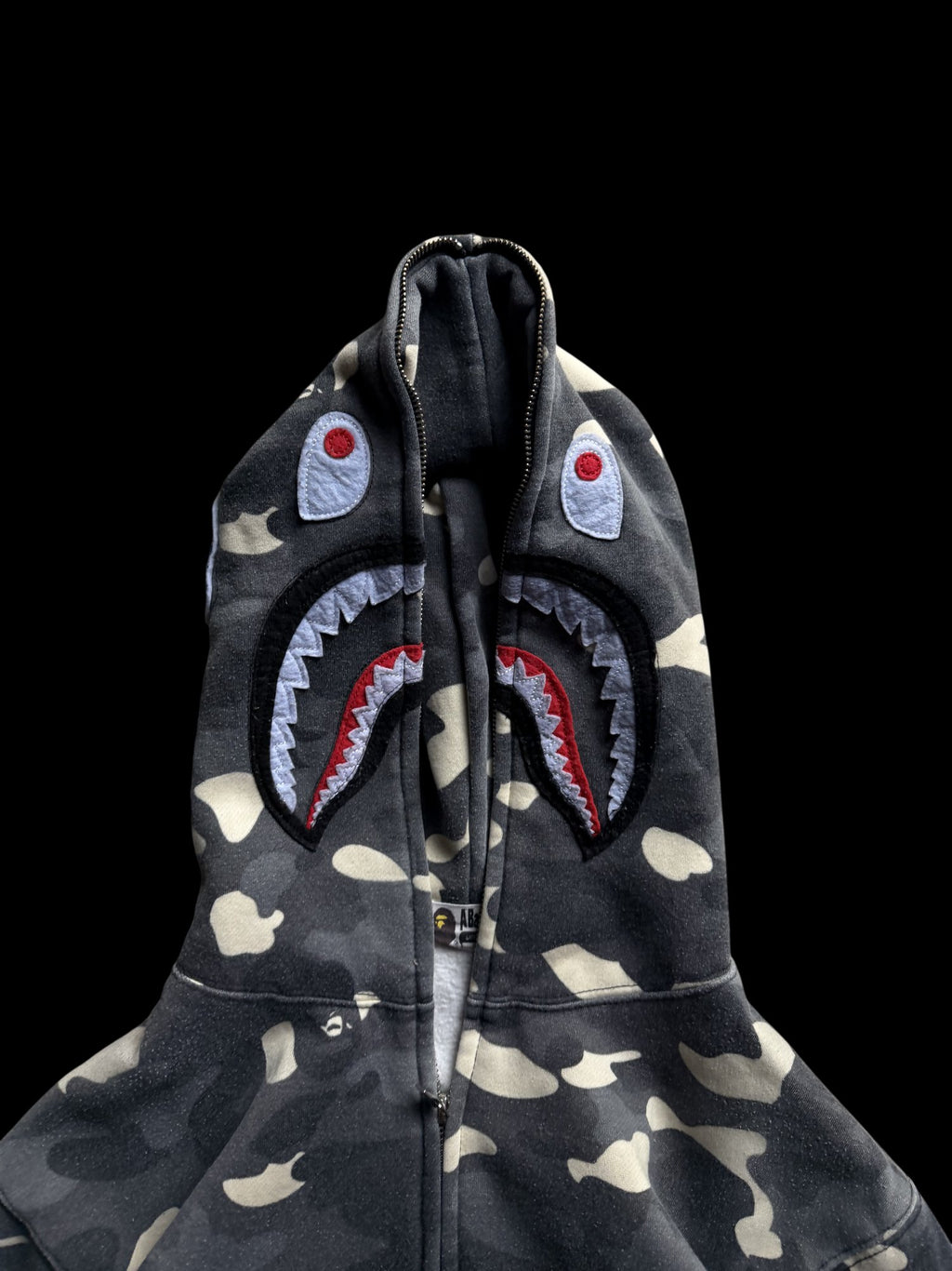 2010' BAPE Hoodie Grey Camo
