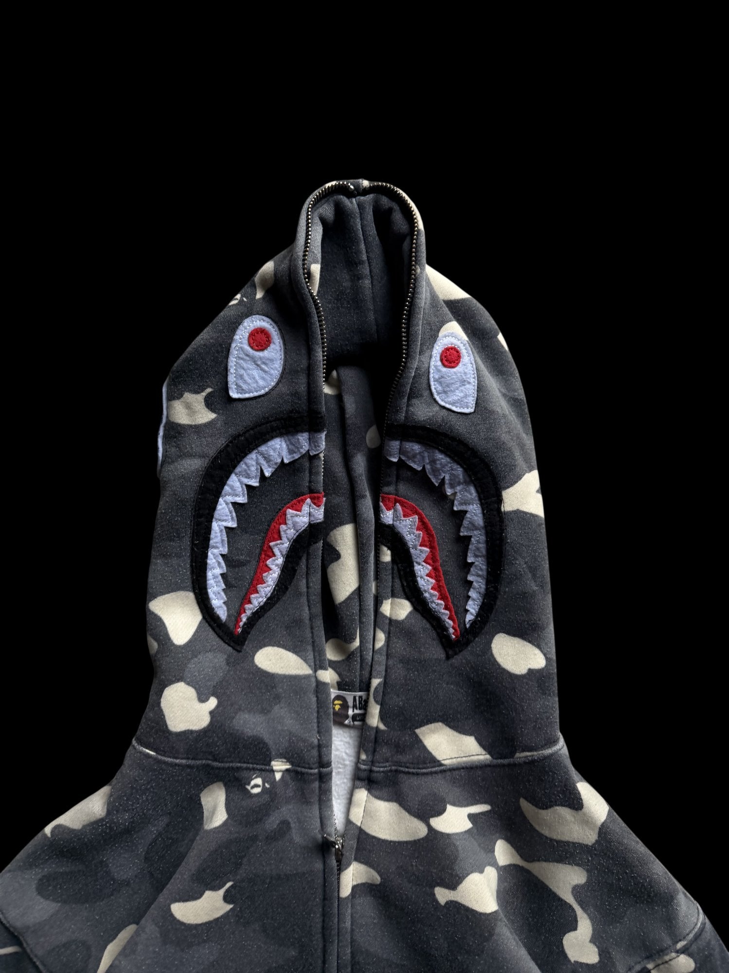 2010' BAPE Hoodie Grey Camo
